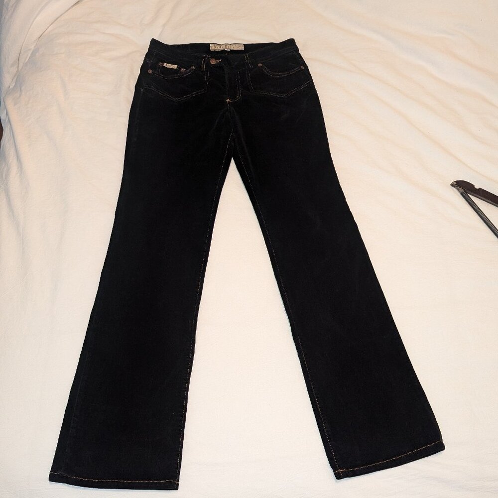 Bella Dahl Black Velvet Jeans